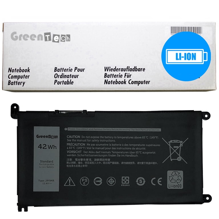 51KD7 Battery Compatible with Dell Chromebook 11 3100 3180 3189 5190 3181 2 -in-1 Series Laptop Y07HK FY8XM 11.4V 42Wh 3-Cell 3500mAh