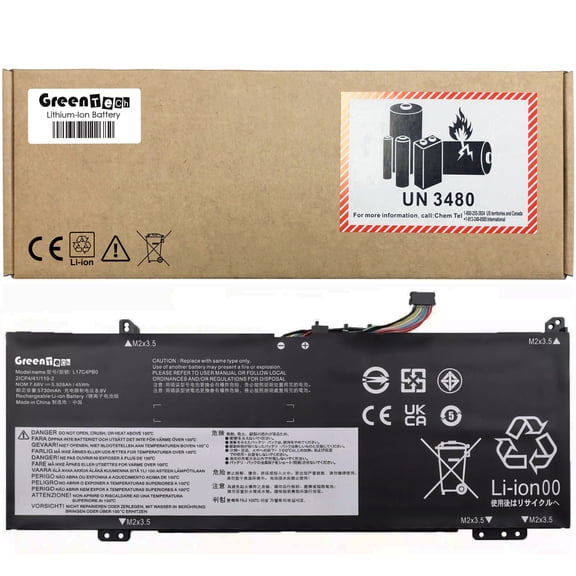 GREENTECH L17C4PB0 BATTERY FOR LENOVO IDEAPAD 530-14IKB 530S-14ARR 530S-14IKB 530S-15IKB YOGA 530-14ARR FLEX 6-14ARR FLEX 6-14IKB 45WH 5B10Q16066 L17M4PB0 5B10Q16067