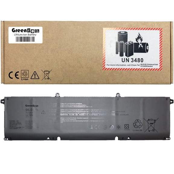 GREENTECH PMT8K PJ7JP BATTERY FOR ALIENWARE 16 AREA-51 AA16250, 18 AREA-51 AA18250, 16 AURORA AC16250 AC16251 11.7V 96WH 0HDVM, K0RGY, 6CK5K, 61YXV, FRMD8, JJDWF, M23NC, NFH1G, W1M2J, YG2W6