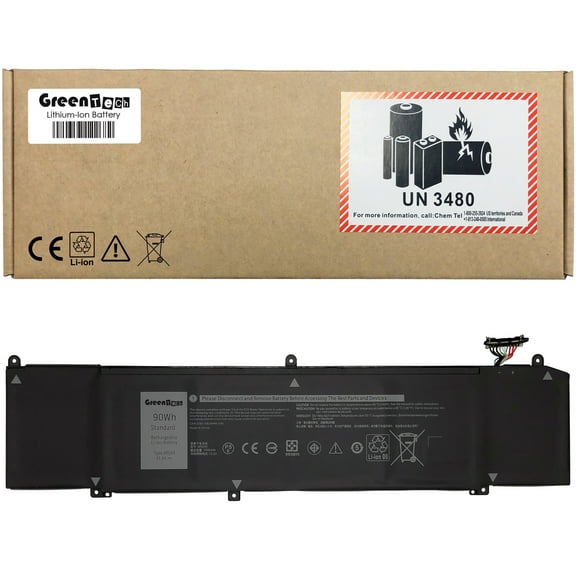 GREENTECH XRGXX BATTERY FOR ALIENWARE M15 M17 DELL G5 5590 7590 G7 7790 11.4V 90WHR K69WH