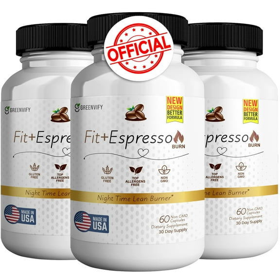 GREENVIFY Fitespresso Pills Powerful Anabolic Recovery, Natural Sleep Aid with Magnesium, Ashwaganda