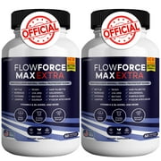 GREENVIFY Flow Force Max Extra Prostate Supplements for Men Capsules, Health Supplements - Maximum Strength, All Natural to Support Normal & Healthy Function 120 Capsules 2 Pack