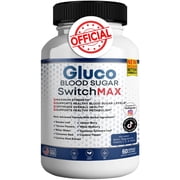 Gluco Blood Sugar Switch Max Strength Supplement for Healthy Glucose Balance | Blood Sugar & Metabolism Support 60 count