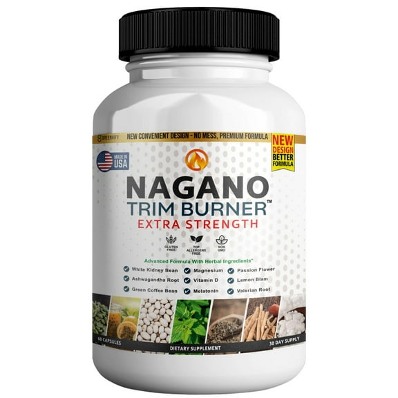 GREENVIFY Nagano Trim Burner Anabolic Recovery & Natural Sleep Aid with Magnesium and Ashwagandha, Powerful Nighttime Formula