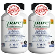 Pure Prostate Blend Herbal Supplement for Men with Saw Palmetto, Beta-Sitosterol, Pumpkin Seed & Zinc,120 Count