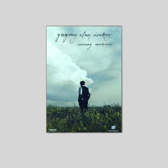 GREGORY ALAN ISAKOV Evening Machines Ltd Ed RARE Litho Tour Poster Size 24''x36'' The Golden Shop