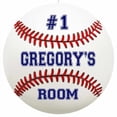 thumbnail image 1 of GREGORY'S Bedroom 12" Round Metal Sign Boys Room Wall Décor Gift 200120030209, 1 of 1