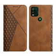 thumbnail image 1 of GREHOME Shockproof Wallet Cell Phone Case for Motorola Moto G Stylus 5G 2021, Brown, 1 of 5