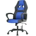 thumbnail image 1 of GREOKL Gaming Chair Ergonomic Office Chair Computer Chair with Lumbar Support Ergonomic Pu Leather Adjustable Height Executive Chair for Women Men and Adults, Massage Blue, 1 of 8