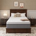 thumbnail image 1 of GREOO Twin Size Mattress in a Box 12" Hybrid Cooling Gel Memory Foam with Individually Pocket Coils Firm Pressure Relief CertiPUR-US, 1 of 10