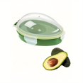 GRERG AvocadoShaped SpaceSaving Kitchen Container Reusable Airtight