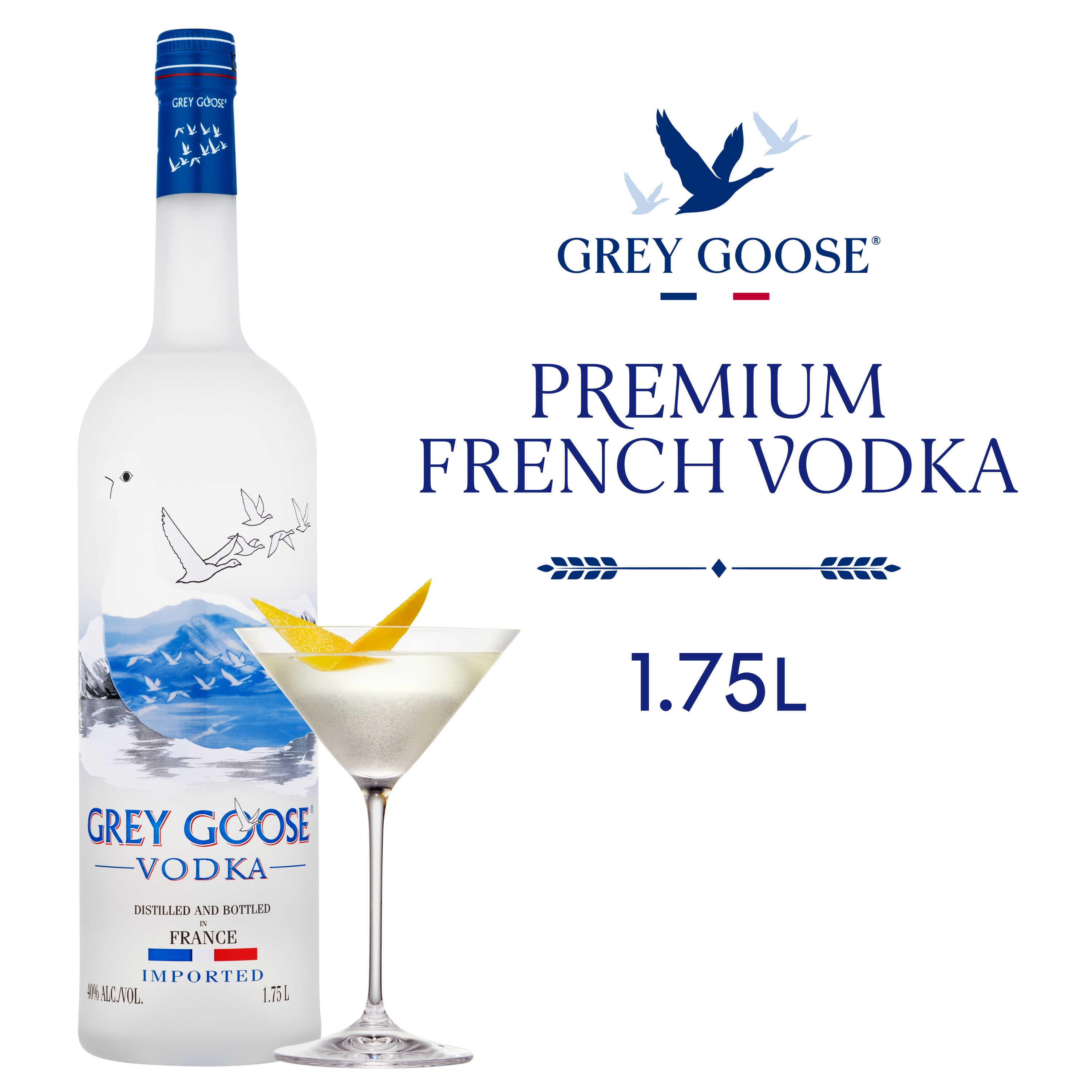 Vodka GREY GOOSE, bouteille de 1,75 L, ABV 40 Senegal