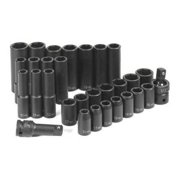 Grey Pneumatic 1430MRD 1/2 Drive 30-Piece Standard/Deep Metric Set