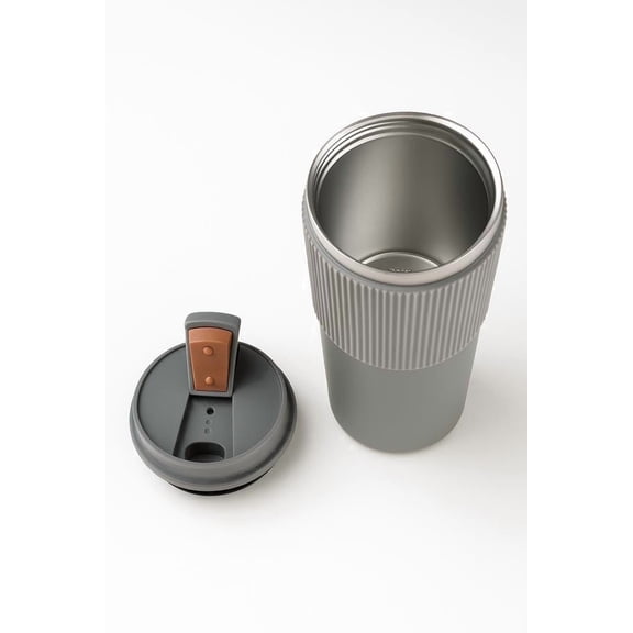 Unbranded 16.23 fl oz Grey Tall Coffee Mug Stainless Steel Mugs