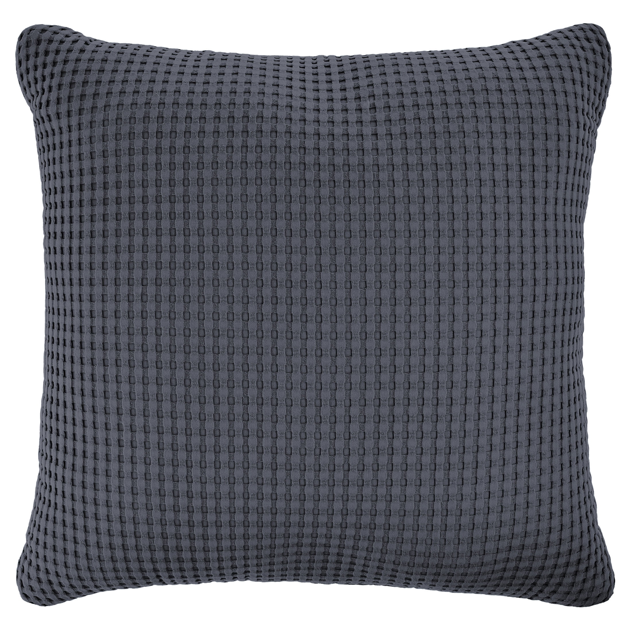 Mainstays 22" x 22" Grey Waffle Knit Decorative Pillow