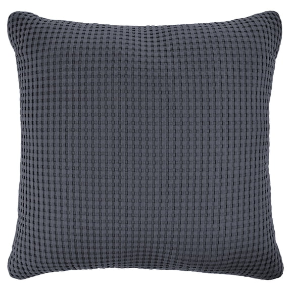 Mainstays 22" x 22" Grey Waffle Knit Decorative Pillow