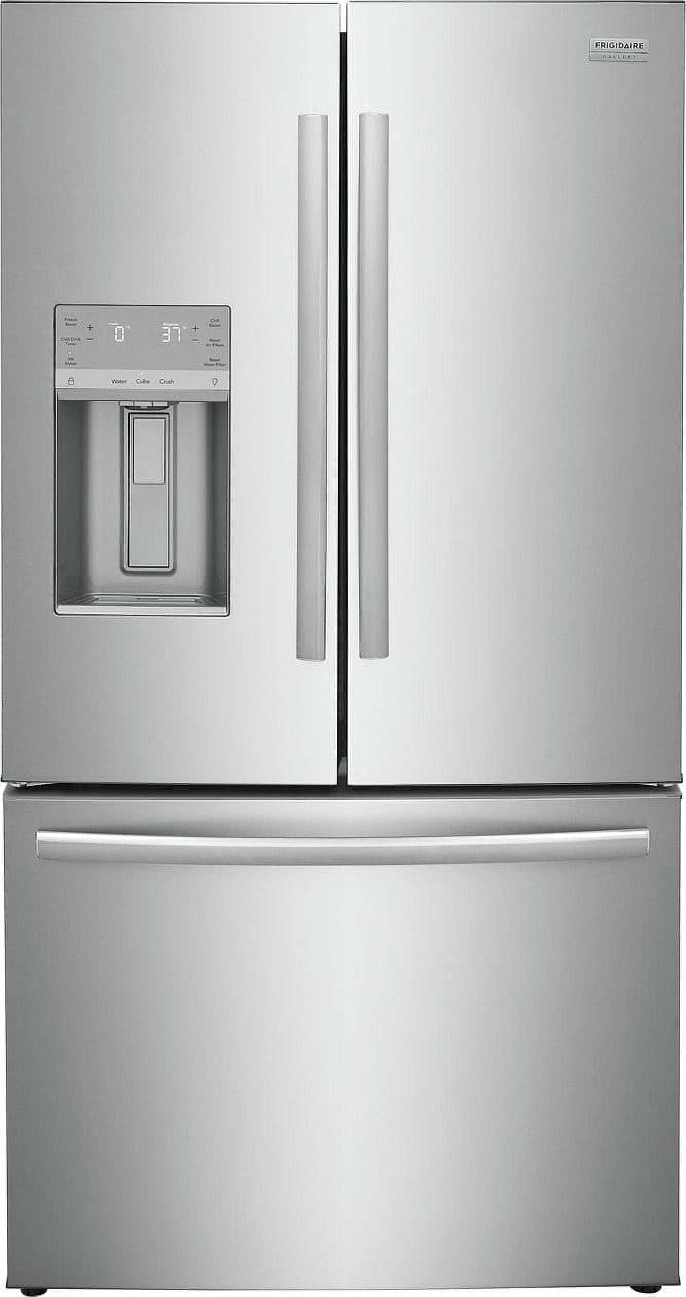 Frigidaire Gallery GRFC2353AF 22.6 Cu. Ft. Counter-Depth French Door Refrigerator, Stainless Steel