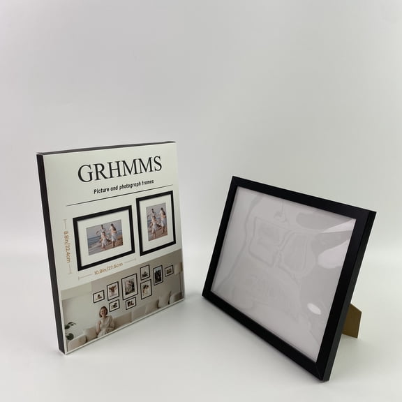 GRHMMS Picture and photograph frames,8x10 Picture Frame, Display Pictures 8 x 10 Without, Wall Gallery Photo Frames, Black