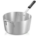 thumbnail image 1 of GRIDMANN 10 Qt Tapered Aluminum Sauce Pan with Silicone Handle, NSF Professional Cookware, 1 of 7