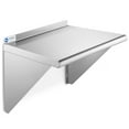 thumbnail image 1 of GRIDMANN 18" x 24" NSF Stainless Steel Kitchen Wall Mount Shelf w/ Backsplash, 1 of 7