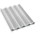thumbnail image 1 of GRIDMANN 18" x 26" Commercial 4 Slot Long Aluminum Baguette Pan, Perforated French Bread Loaf Pan, 1 of 7