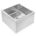 thumbnail image 1 of GRIDMANN 19" x 22" x 12" NSF Commercial Stainless Steel Floor Mop Sink, 1 of 7