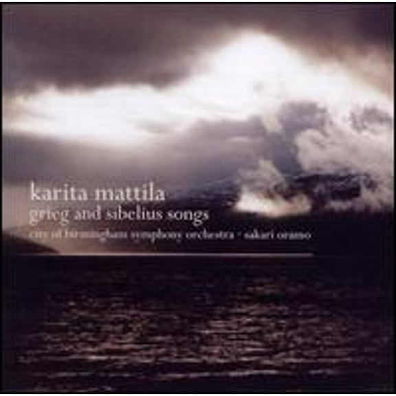 Grieg and Sibelius Songs (CD) by Karita Mattila (soprano), City of Birmingham Symphony Orchestra, Sakari Oramo (conductor)
