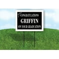 thumbnail image 1 of GRIFFIN CONGRATULATIONS GRADUATION 18 in x 24 in Yard Sign Road Sign with Stand, 1 of 4