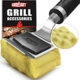 thumbnail image 1 of GRILLART Grill Brush for Outdoor Grill Bristle Free - Grill Cleaner Scraper BBQ Brush - Replaceable Head Barbecue Grill Cleaning Brush - Safe BBQ Accessories Grill Tools - Gifts for Men/Dad C108, 1 of 3