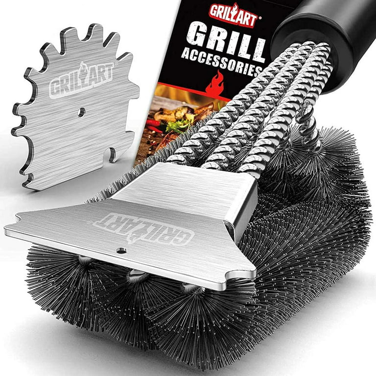 Grill Rescue - Grill Brush with Scraper