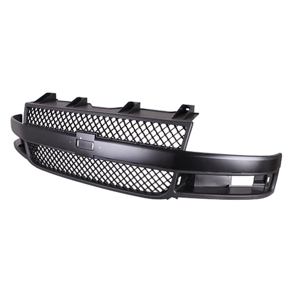 GRILLE FR BLACK/MATTE DARK GRAY COMPOSITE HEAD LAMP W/O EMBLEM REPLACEMENT FOR CHEVROLET VAN CHEVY EXPRESS 2022 PARTSLINK NUMBER GM1200834