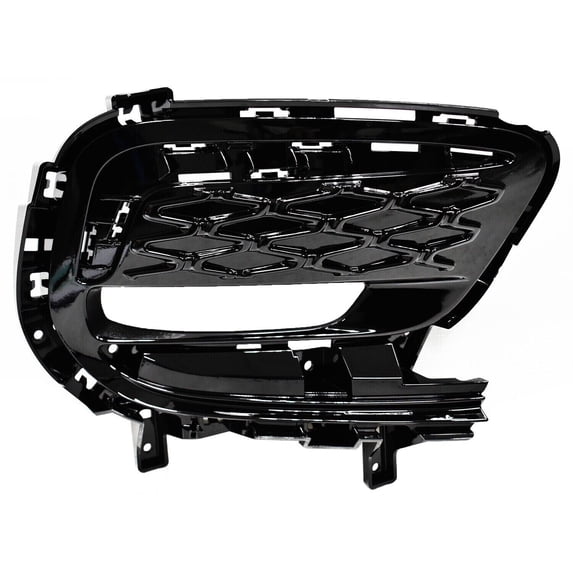 GRILLE FR RH GLOSS BLACK W/O FOG LAMP BRACKET / PARK ASSIST SENSOR REPLACEMENT FOR CHRYSLER PACIFICA VAN HYBRID 2022 PARTSLINK NUMBER CH1039216