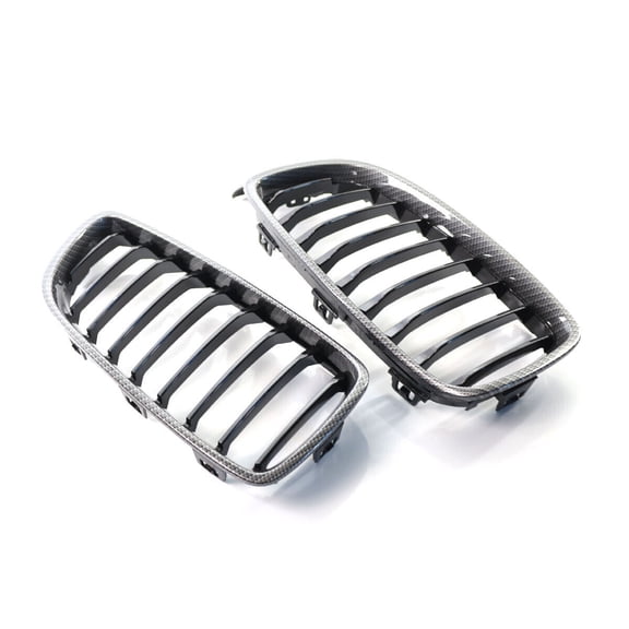 GRILLE LH CHROME/BLACK LUXURY MODEL REPLACEMENT FOR BMW 430I CONVERTIBLE 2019 PARTSLINK NUMBER BM1200262