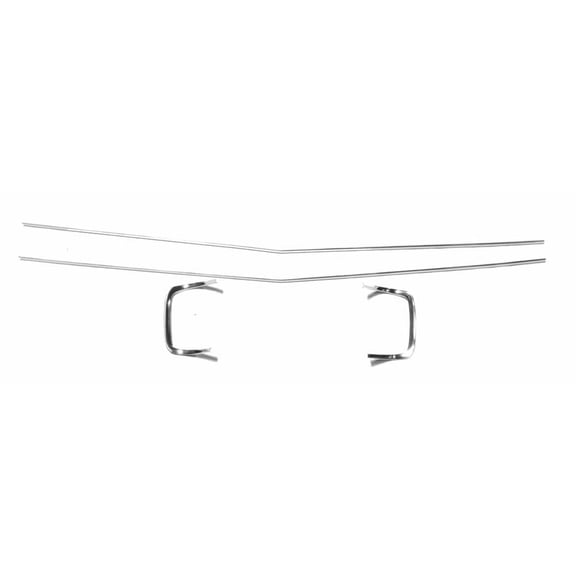 GRILLE MOLDING KIT; 4-PIECE; ALUMINUM