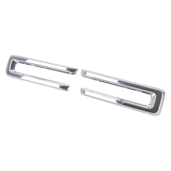 GRILLE TRIM RING 2-PIECE SET [NOSTRILS] CHROME; MADE OF PLASTIC; [CH]