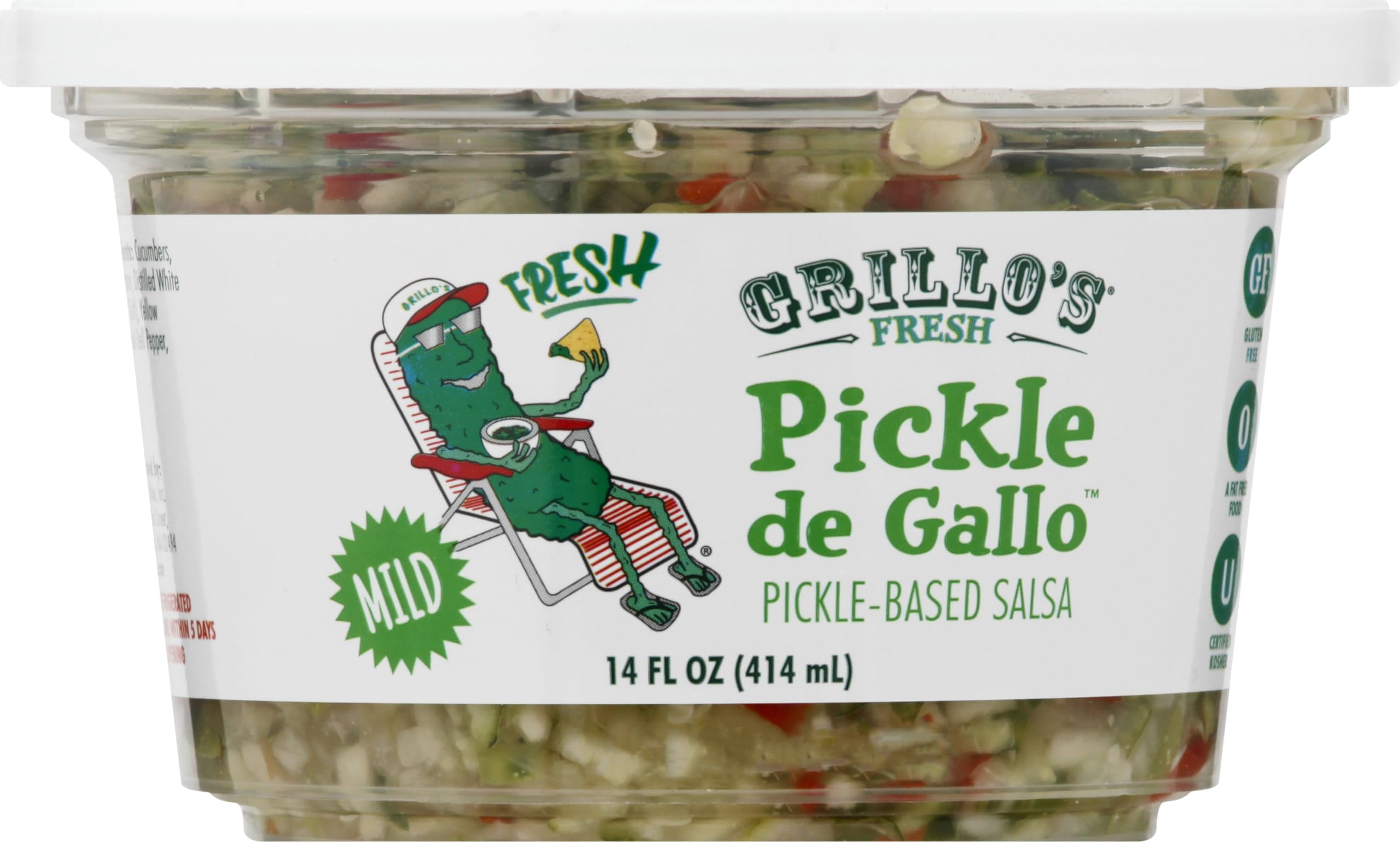 GRILLOS PICKLES Mild Pickle de Gallo, 14 FZ