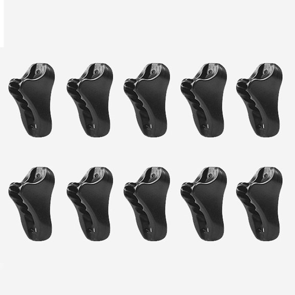 GRIMPEX 10Pcs/Pack Triangular Rope Tensioner for Camping Tent Guy Lines Plastic Rope Fixing Buckle Camping Awning Stopper Cord Tensioner 10*Samll