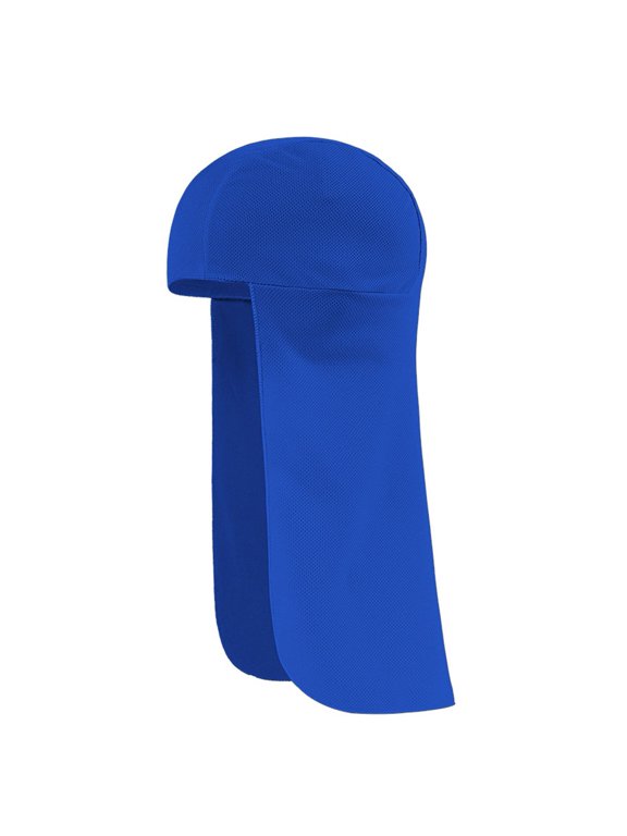 Breathable Sun Hat Cooling Long Tail Hat Comfortable Exquisite Workmanship Extended Hood Circumference Cycling Trips for Cycling Blue
