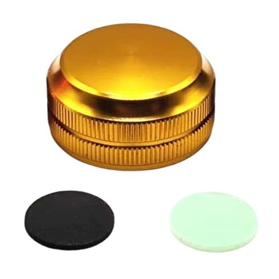 GRIMPEX Fish Reel Fine-Tuning Nut Aluminum Alloy Brake Knob with Gasket for Daiwa for Lexa Tw Baitcasting Reel Special Accessories Gold