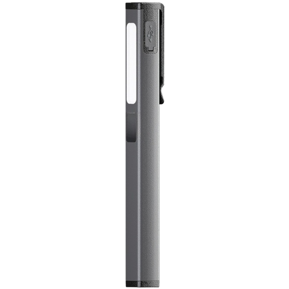 GRIMPEX For Maintenance COB Flashlight Magnetic LED Torch 150-lumen Front Spotlight Gray