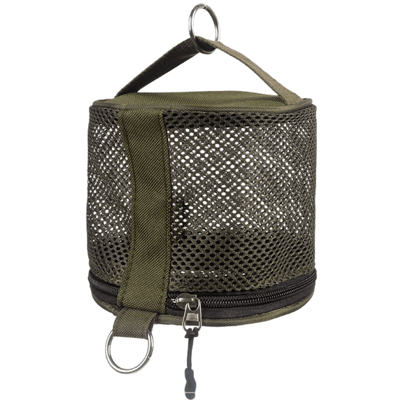 GRIMPEX Portable Outdoor Camping Paper Holder Roll Paper Dispenser Net Tube Storage Bag Green