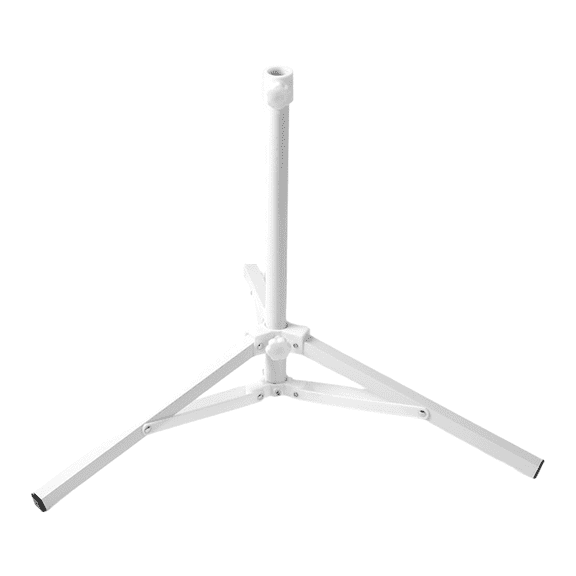 GRIMPEX Outdoor Umbrella Stand Featuring Triangular Folding Tripod Base for Sun Shade Frames with Ground Stability Focus