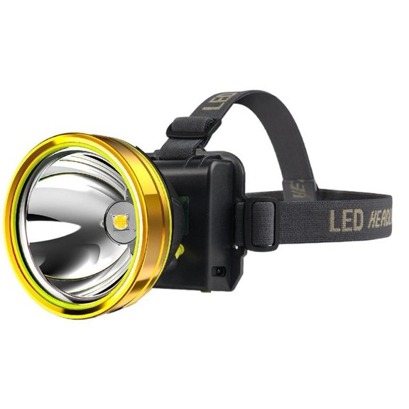 GRIMPEX Rechargeable P90 LED Headlamp with Intelligent Wave Sensing High-Capacity B
