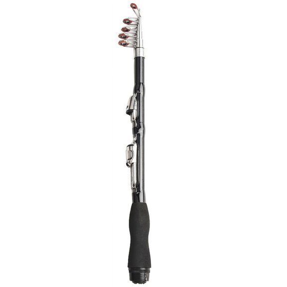 GRIMPEX Rod Fishing Rod 33 cm Black Carbon Ceramic Guide Ring Eva Grip Fishing Rod Functional Mini Professional Sea Rod 1.2M