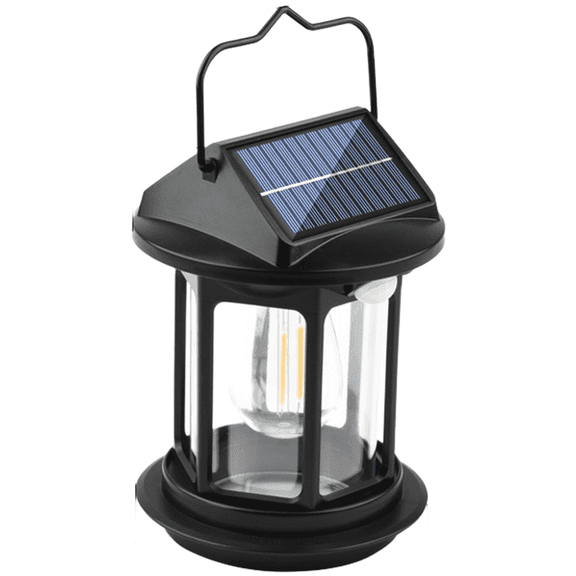 GRIMPEX Solar Powered Rechargeable Camping Lantern with LED Wire 16+4 Beads Portable C