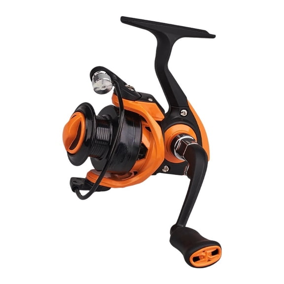 GRIMPEX Spinnings Reel 5.2:1 Gear 4Bb+1 4Kg Brake Aluminum for Micro-Fishing for Access Orange