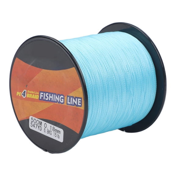 GRIMPEX Surf Fishing 4-Strand Pe Braid Tangle-Resistant Waterproof Coating for Saltwater Blue 1.0/15Lb