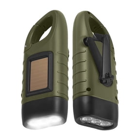 GRIMPEX Sustainable Energy Solar Hand Torch with Lightweight Design for Travelers Army Green