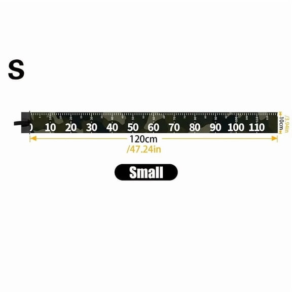 GRIMPEX Waterproof Fish Ruler Measuring Tape for Fishing with Clear Scale 10cm 20cm 30cm Width 15Cm
