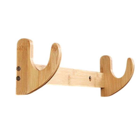 GRIMPEX Wooden Horizontal Fishing Rod Rack Wall Mounted for Organized Rod Storage 1 Floor